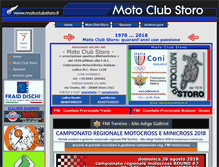 Tablet Screenshot of motoclubstoro.it